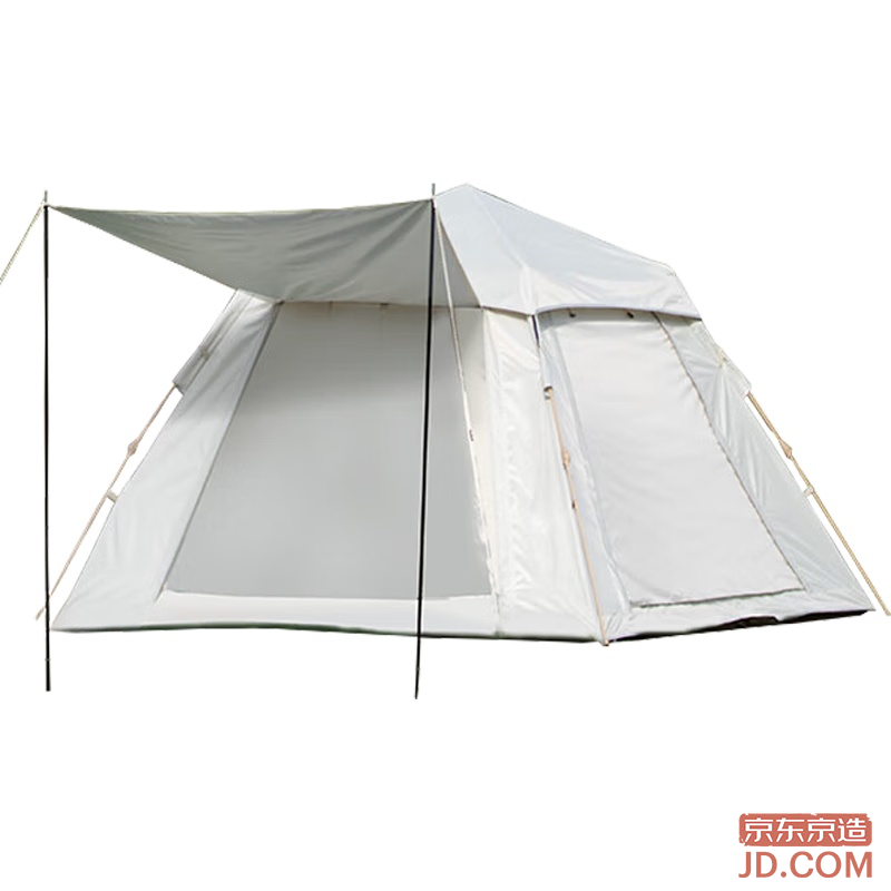 JD Front Hall Quick Setup Large Tent 5.76 No Assembly Park Outdoor Camping Silver Coated Sunshade