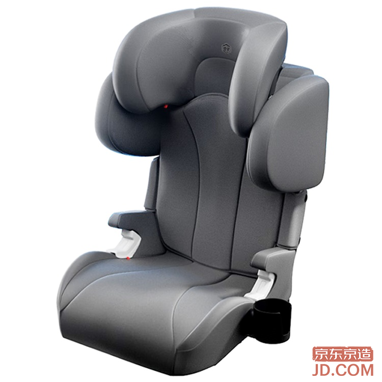 JD Child Safety Car Seat 3-12 Yrs Booster i-Size Cert. ADAC Growth Cabin Mo Lan Grey