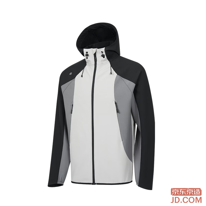 JD Outdoor Windproof Breathable Anti-static Waterproof Durable Softshell Jacket Men Panda Color Block L