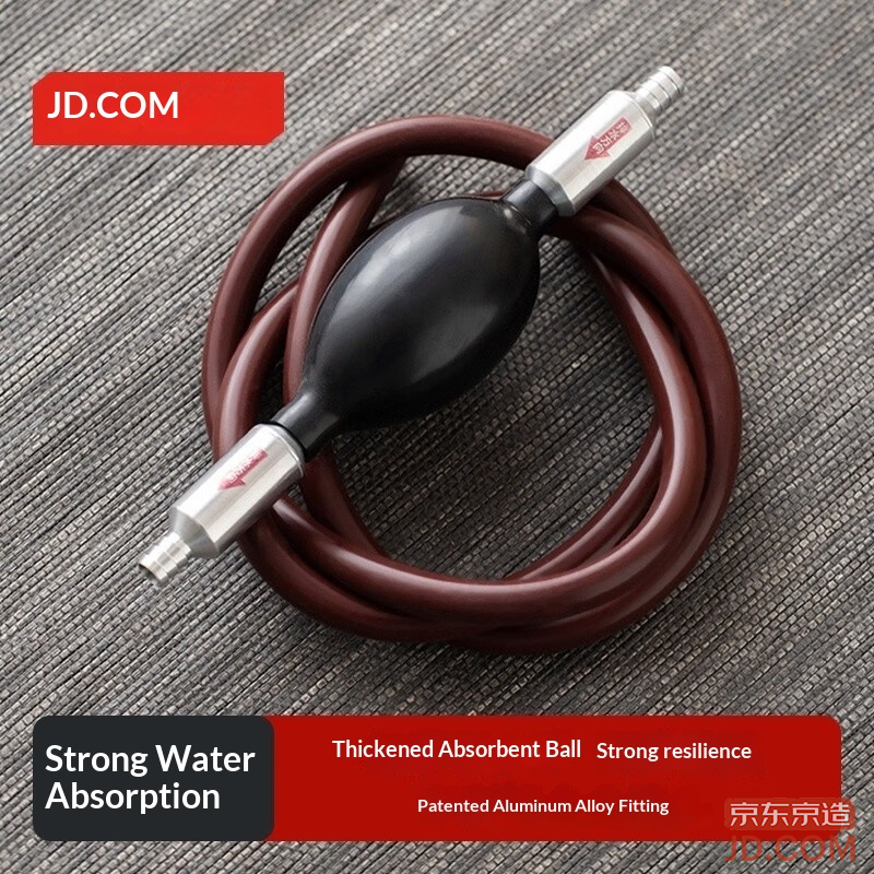 JD Tea Set Accessories, Tea Tray Drain Pipe with Absorption Ball, Tea Table Drain Hose
