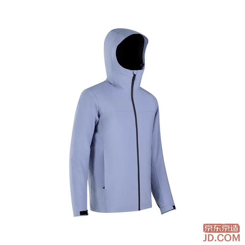 JD Spring Autumn Pangolin 300 Shell Jacket Men's and Women's Outdoor Waterproof Shell Blue 4XL