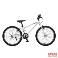 JD Light Feather Ultra-light Kids Bicycle 6-12 Years JD Exclusive Mountain Bike Student Unisex 20 inch Chasing Silver