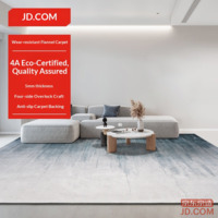 JD Living Room Carpet Modern Minimalist Nordic Non-Slip Coffee Table Rug 'Mountain River' - 160*230cm