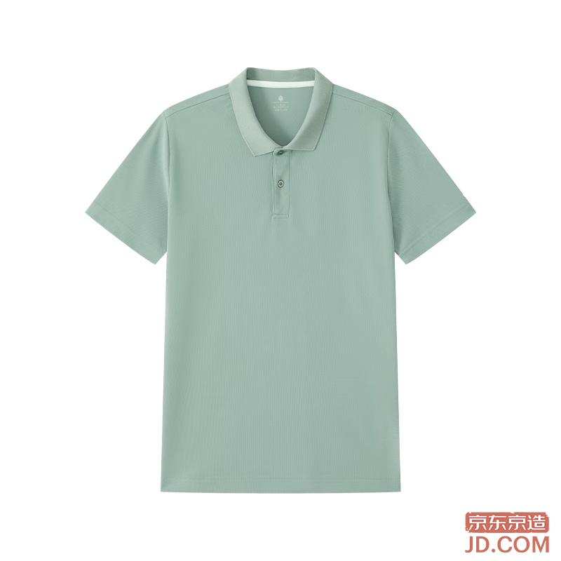 JD [100 Series Cloud-Sense Quick-Dry] Men's Sports Short Sleeve Polo Running Fitness Outdoor Moss Green 2.0