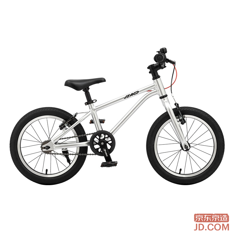 JD Light Feather Ultra-Light Kids Bicycle JD 3-6 Years Mountain Bike Students Boys Girls 16 Inch Silver